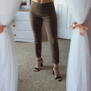 Brown Stretchy Dress Pants
